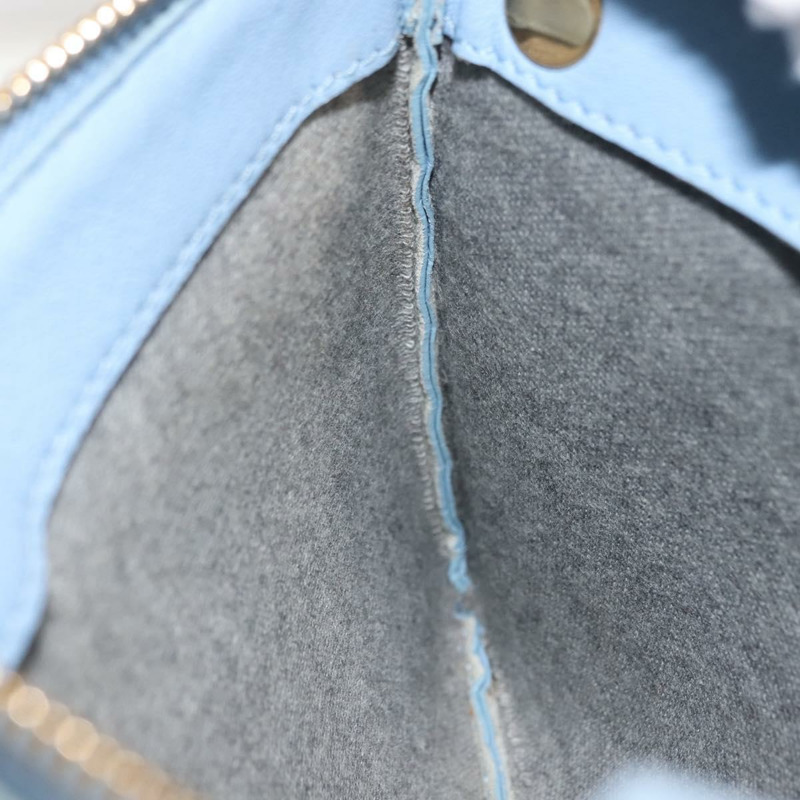 【日本直送】CELINE Trios Mall 肩背包 皮革 藍色 金色 正品 hk3113-19