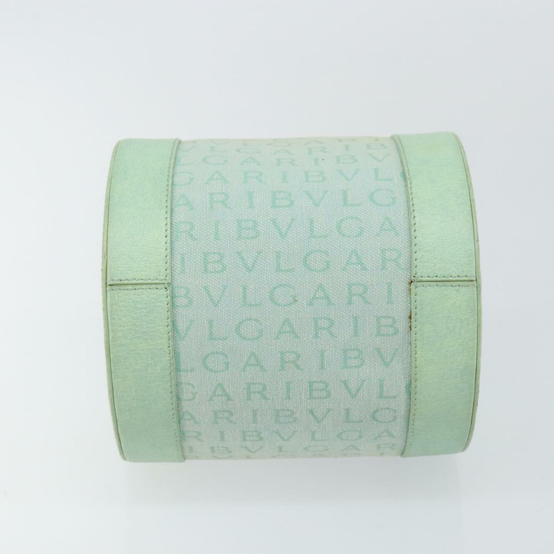 【日本直送】寶格麗 Logo mania 單肩包 帆布皮革 祖母綠 正品 hk3109-4