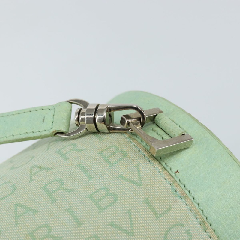 【日本直送】寶格麗 Logo mania 單肩包 帆布皮革 祖母綠 正品 hk3109-16