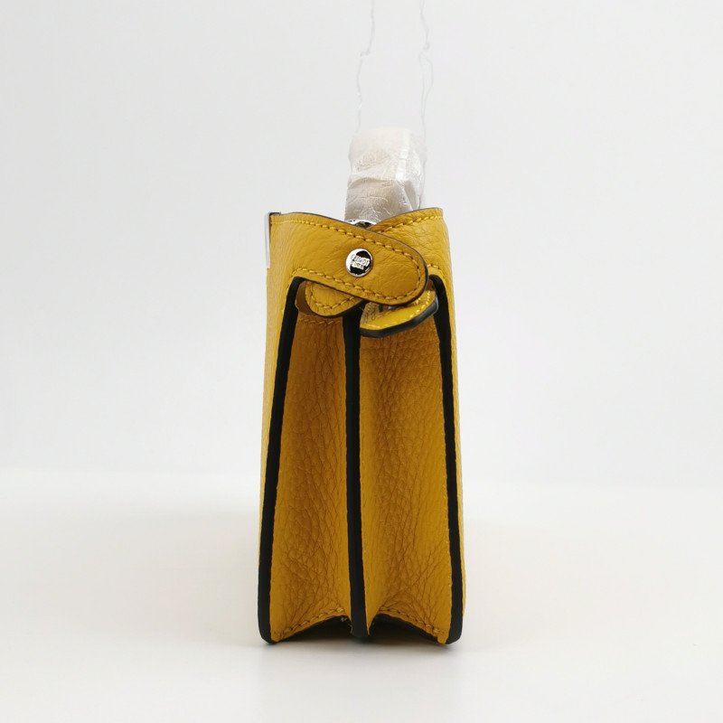 Fendi Peekaboo ISeeU XCross 牛皮純色扭鎖斜挎包單肩包-2