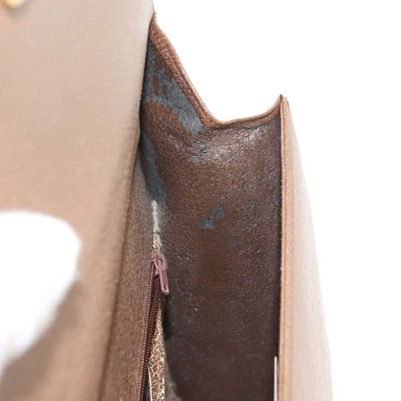 【日本直送】華倫天奴 (VALENTINO) 手提包 皮革 兩用 棕色 金色 正品 bs29793-22