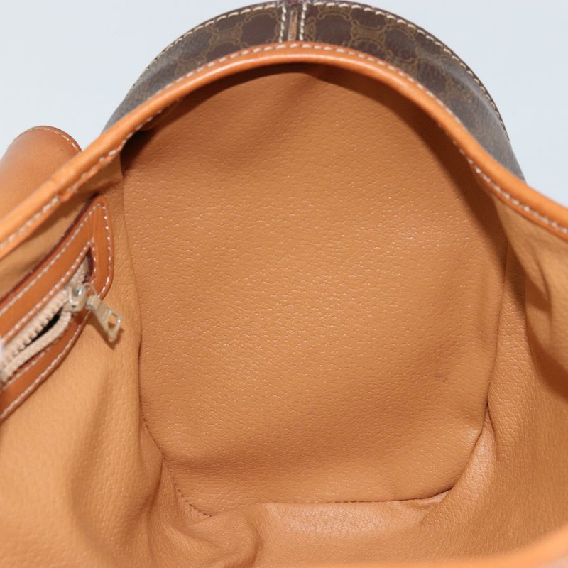 【日本直送】CELINE Macadam帆布手提包 PVC皮革 棕色 正品 ki6046-20