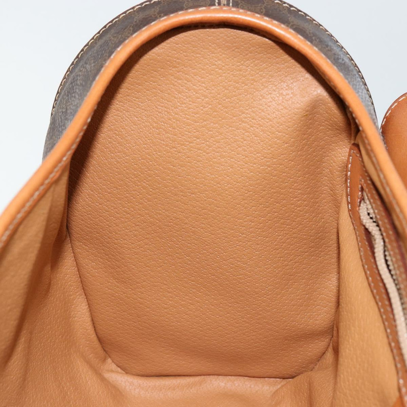 【日本直送】CELINE Macadam帆布手提包 PVC皮革 棕色 正品 ki6046-21