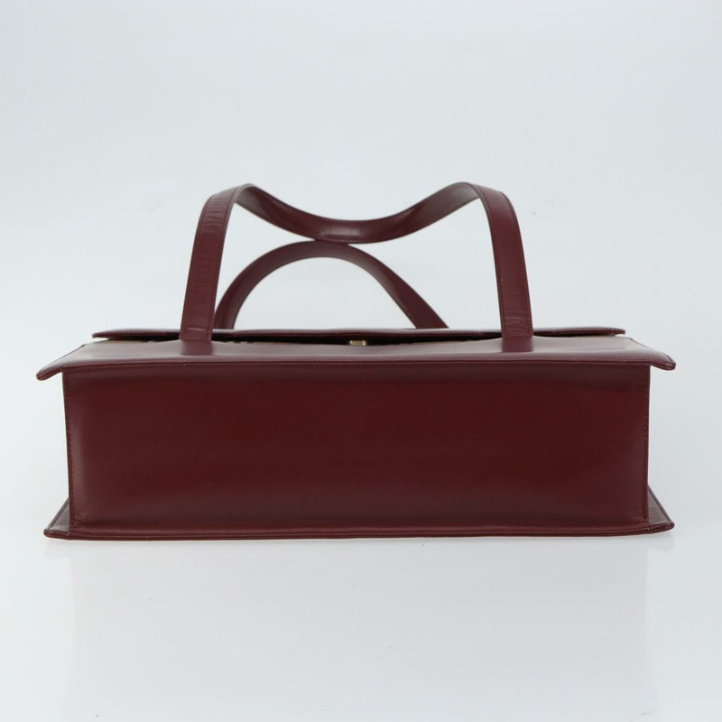 【日本直送】BURBERRY Nova 格紋手提包 帆布皮革 波爾多紅 米色 正品 ki6009-4