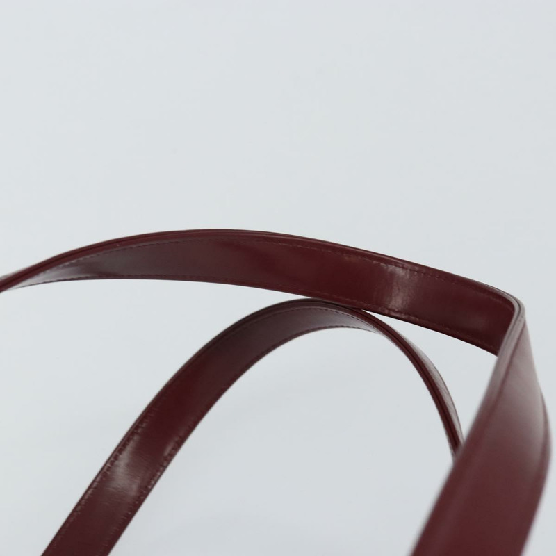 【日本直送】BURBERRY Nova 格紋手提包 帆布皮革 波爾多紅 米色 正品 ki6009-7