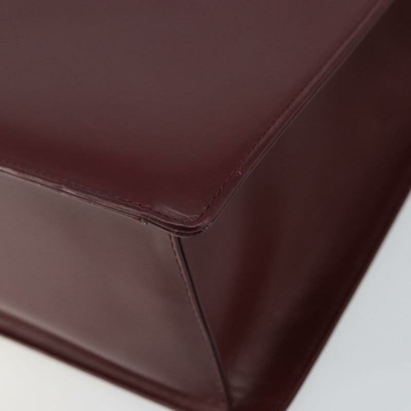 【日本直送】BURBERRY Nova 格紋手提包 帆布皮革 波爾多紅 米色 正品 ki6009-8