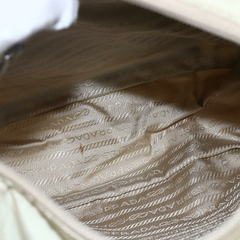 【日本直送】PRADA 尼龍米色單肩包 正品 ki5997-10