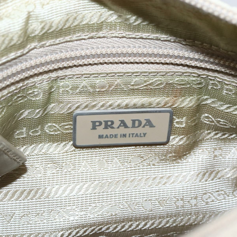 【日本直送】PRADA 尼龍米色單肩包 正品 ki5997-18