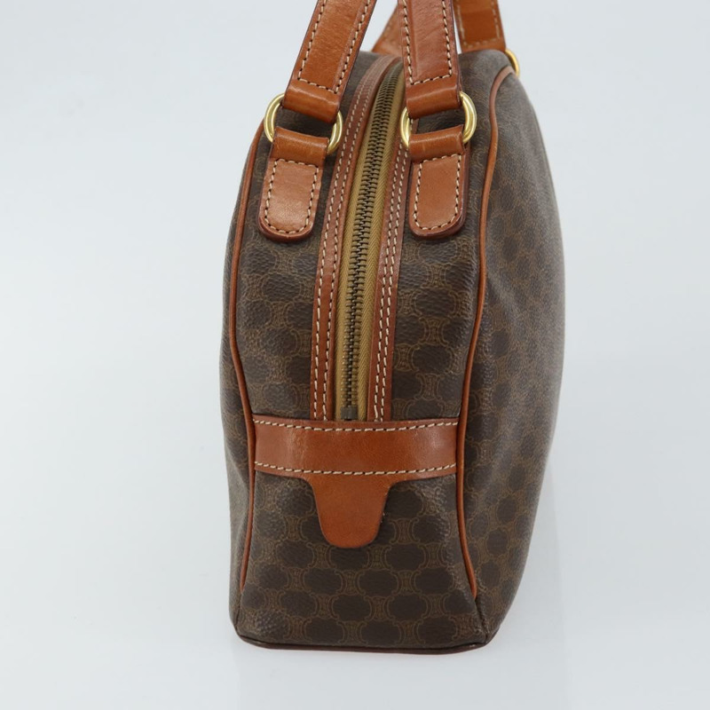 【日本直送】CELINE Macadam帆布手提包 PVC皮革 棕色 正品 ki6094-2