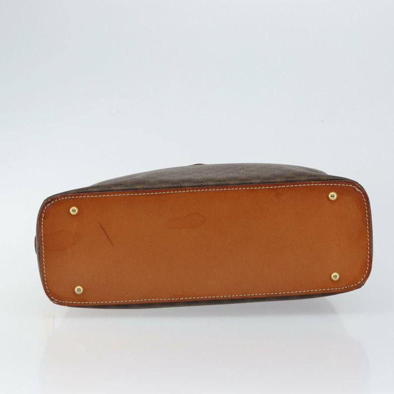 【日本直送】CELINE Macadam帆布手提包 PVC皮革 棕色 正品 ki6094-4