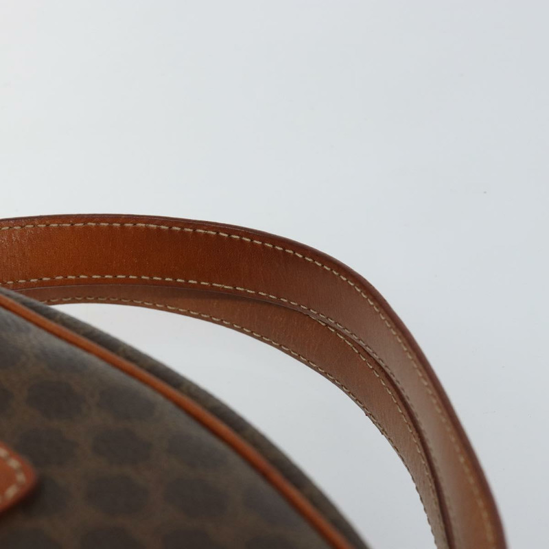 【日本直送】CELINE Macadam帆布手提包 PVC皮革 棕色 正品 ki6094-7