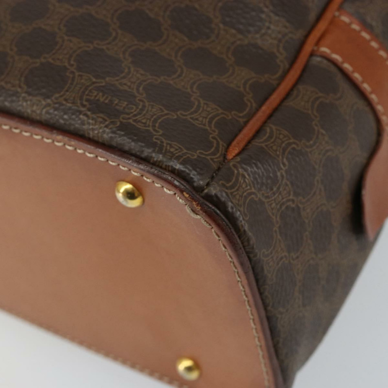 【日本直送】CELINE Macadam帆布手提包 PVC皮革 棕色 正品 ki6094-8