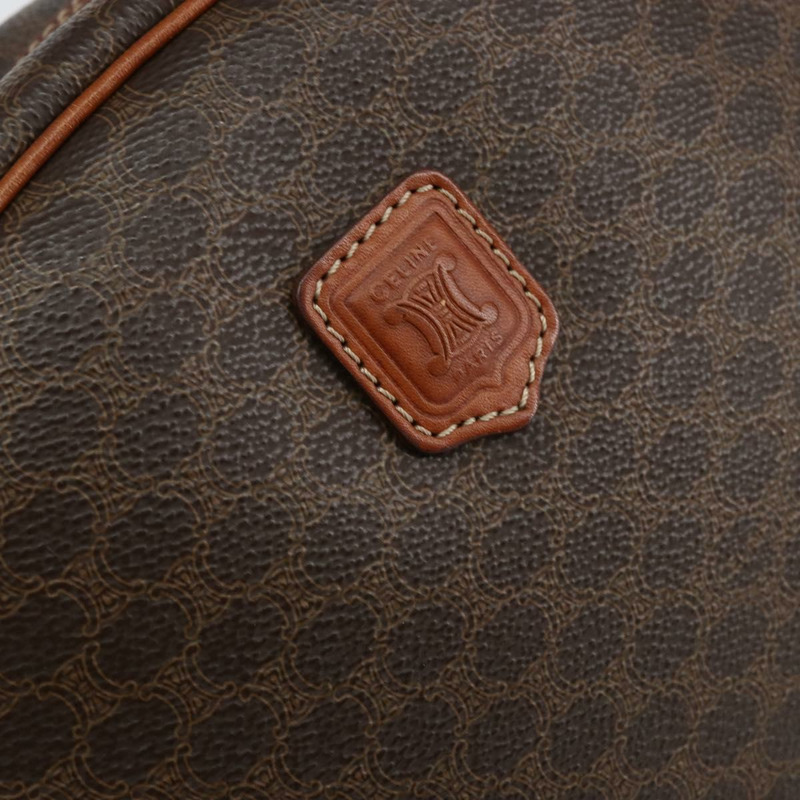 【日本直送】CELINE Macadam帆布手提包 PVC皮革 棕色 正品 ki6094-16