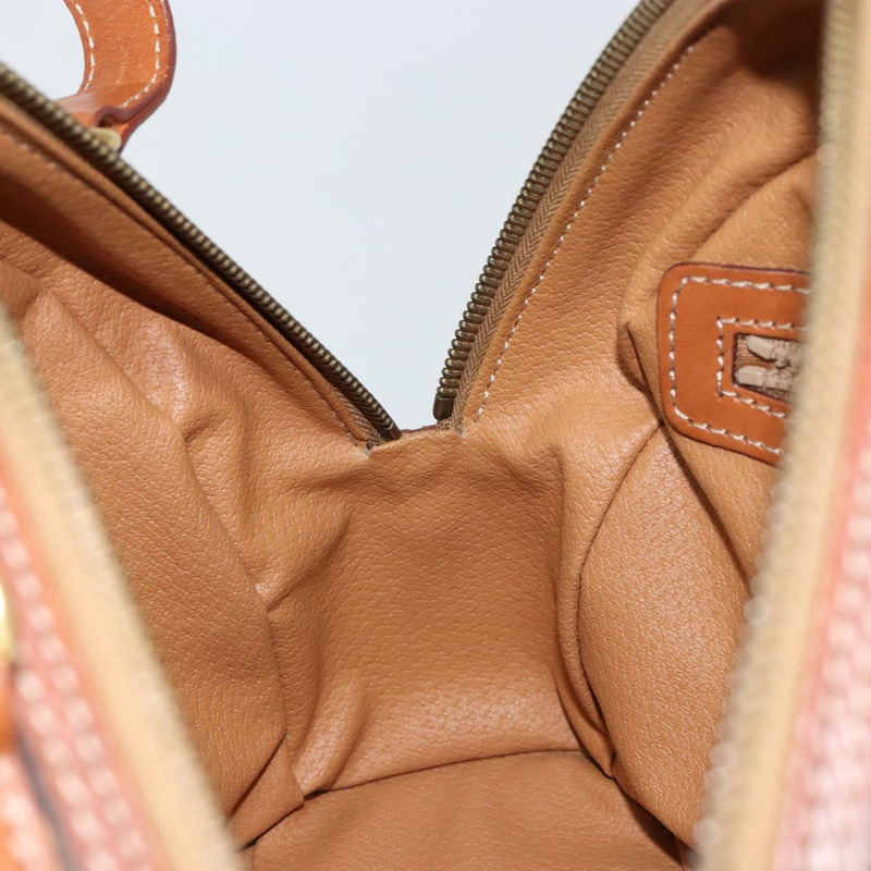 【日本直送】CELINE Macadam帆布手提包 PVC皮革 棕色 正品 ki6094-20