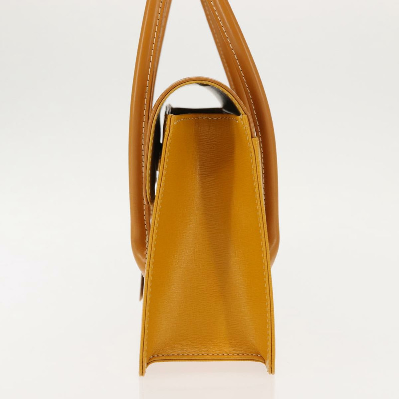 【日本直送】Burberrys 手提包 皮革 黃色 正品 ki6077-2