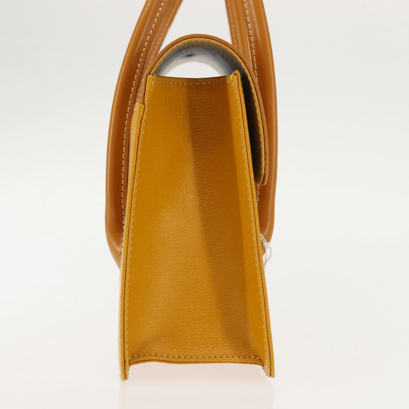 【日本直送】Burberrys 手提包 皮革 黃色 正品 ki6077-3