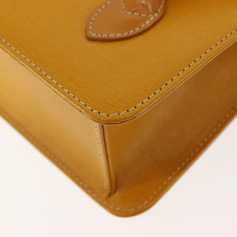 【日本直送】Burberrys 手提包 皮革 黃色 正品 ki6077-13