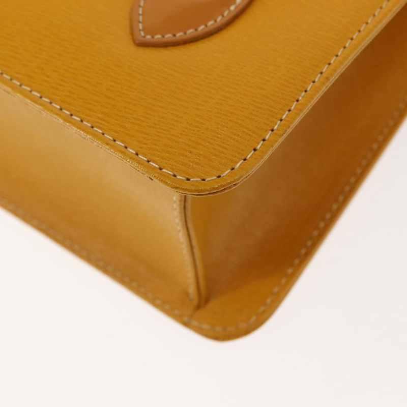 【日本直送】Burberrys 手提包 皮革 黃色 正品 ki6077-15