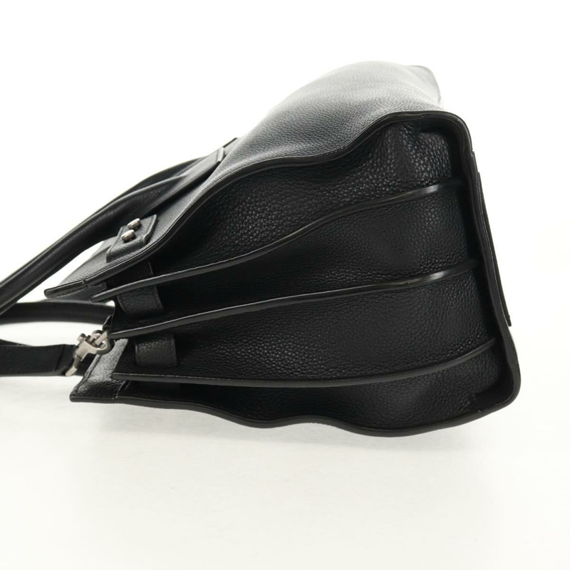 【日本直送】SAINT LAURENT Sac de Jules 手提包 皮革 2way 黑色 Auth ki6080-2