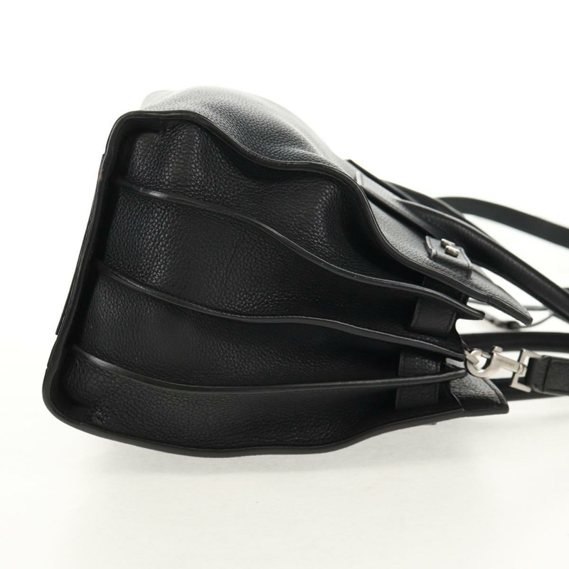 【日本直送】SAINT LAURENT Sac de Jules 手提包 皮革 2way 黑色 Auth ki6080-3