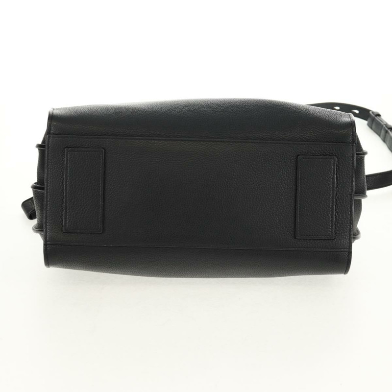 【日本直送】SAINT LAURENT Sac de Jules 手提包 皮革 2way 黑色 Auth ki6080-4