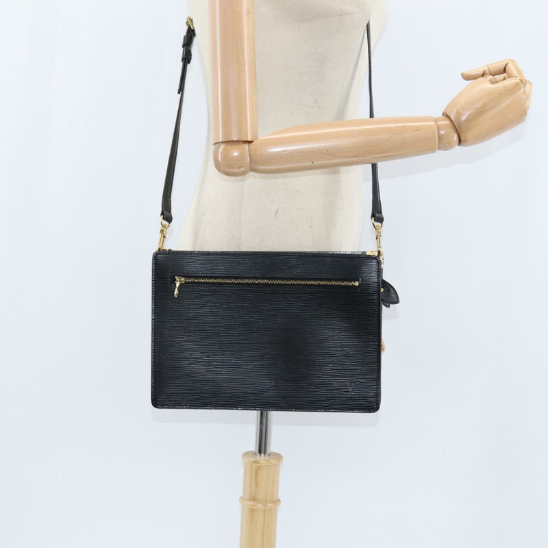 【日本直送】路易威登 Epi Angian 肩背包 2way 黑色 M52112 LV Auth 147253-21