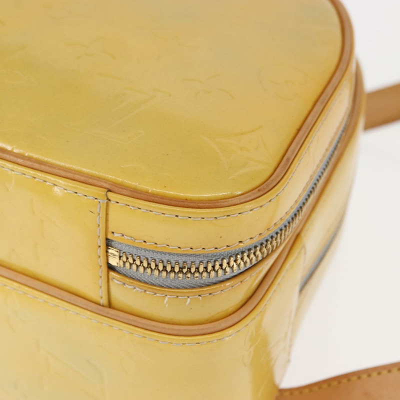 【日本直送】路易威登 Monogram Vernis Marley 雙肩包 灰色 M91038 LV Auth 147135-13