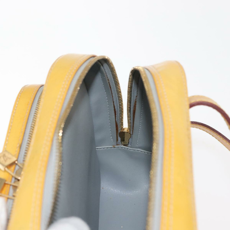 【日本直送】路易威登 Monogram Vernis Marley 雙肩包 灰色 M91038 LV Auth 147135-18