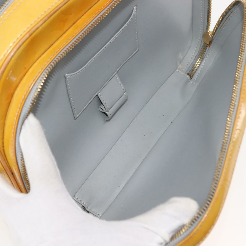 【日本直送】路易威登 Monogram Vernis Marley 雙肩包 灰色 M91038 LV Auth 147135-19