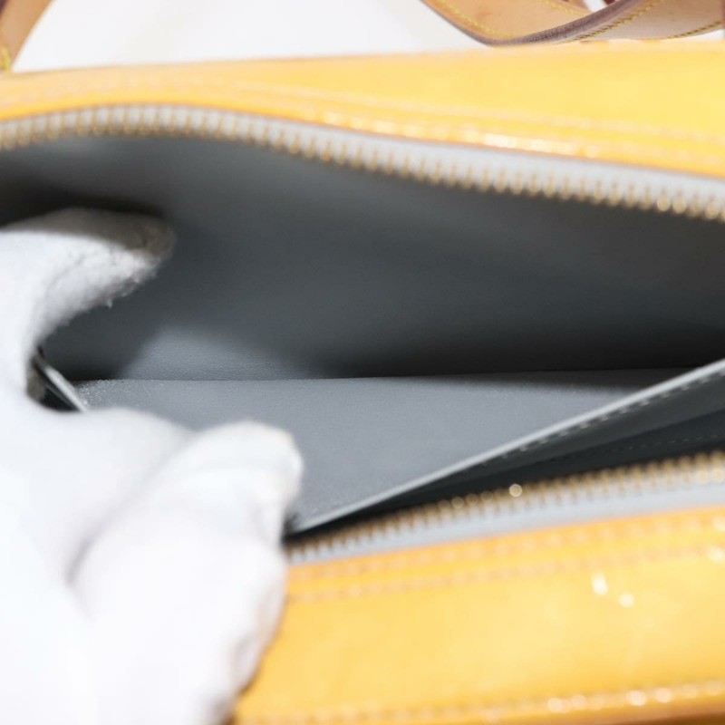 【日本直送】路易威登 Monogram Vernis Marley 雙肩包 灰色 M91038 LV Auth 147135-20