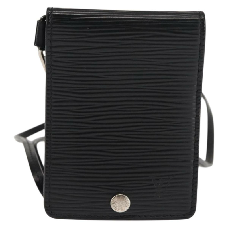 【日本直送】路易威登 Epi Porte CartesID Bandouliere 卡包 黑色 M60082 Auth 147251-12