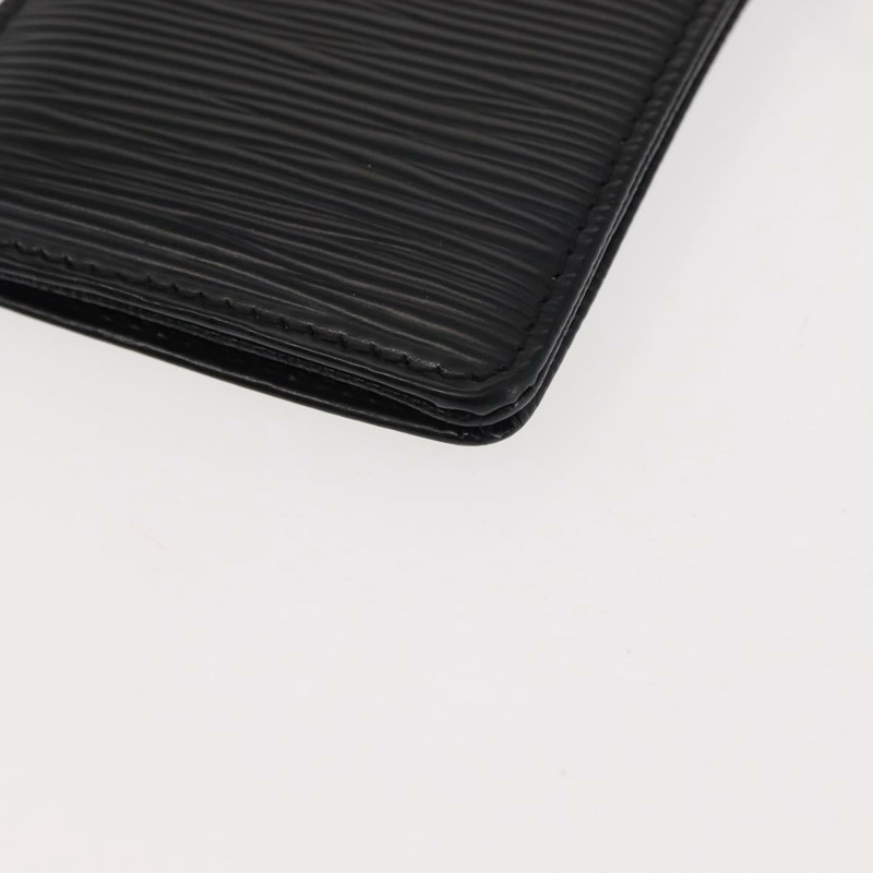 【日本直送】路易威登 Epi Porte CartesID Bandouliere 卡包 黑色 M60082 Auth 147251-16