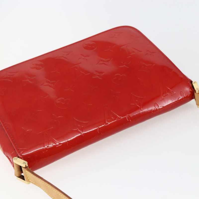 【日本直送】路易威登 Monogram Vernis Thompson Street 包紅色胭脂 M91094 正品 147343-5