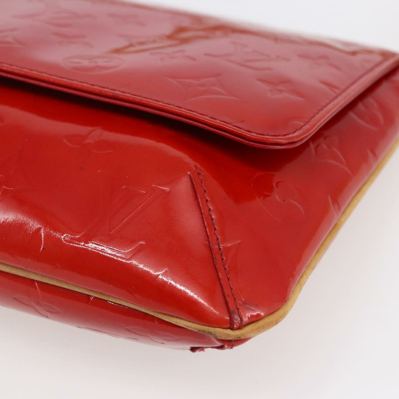 【日本直送】路易威登 Monogram Vernis Thompson Street 包紅色胭脂 M91094 正品 147343-8