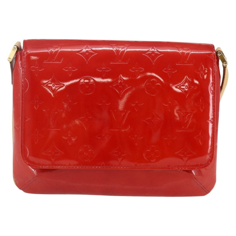 【日本直送】路易威登 Monogram Vernis Thompson Street 包紅色胭脂 M91094 正品 147343-12