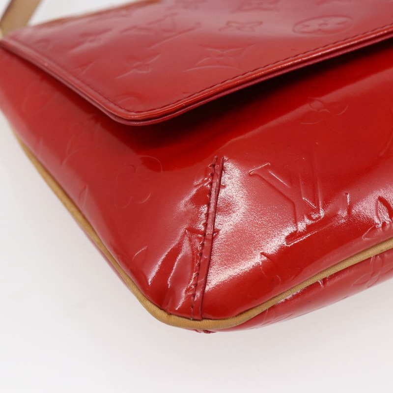 【日本直送】路易威登 Monogram Vernis Thompson Street 包紅色胭脂 M91094 正品 147343-13