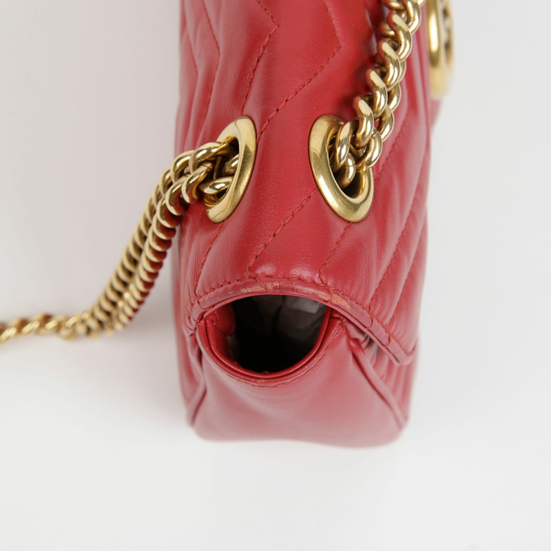 GUCCI GG Marmont 小號鏈條單肩斜背包 443497-6