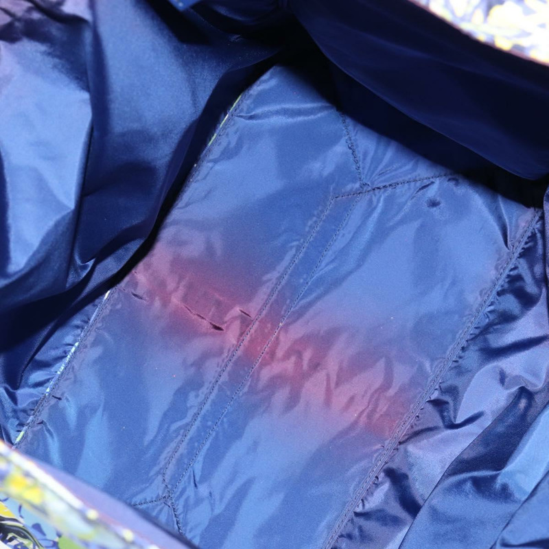 【日本直送】PRADA 尼龍皮革手提包 藍色 銀色 正品 147405-8