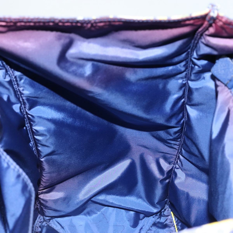 【日本直送】PRADA 尼龍皮革手提包 藍色 銀色 正品 147405-20