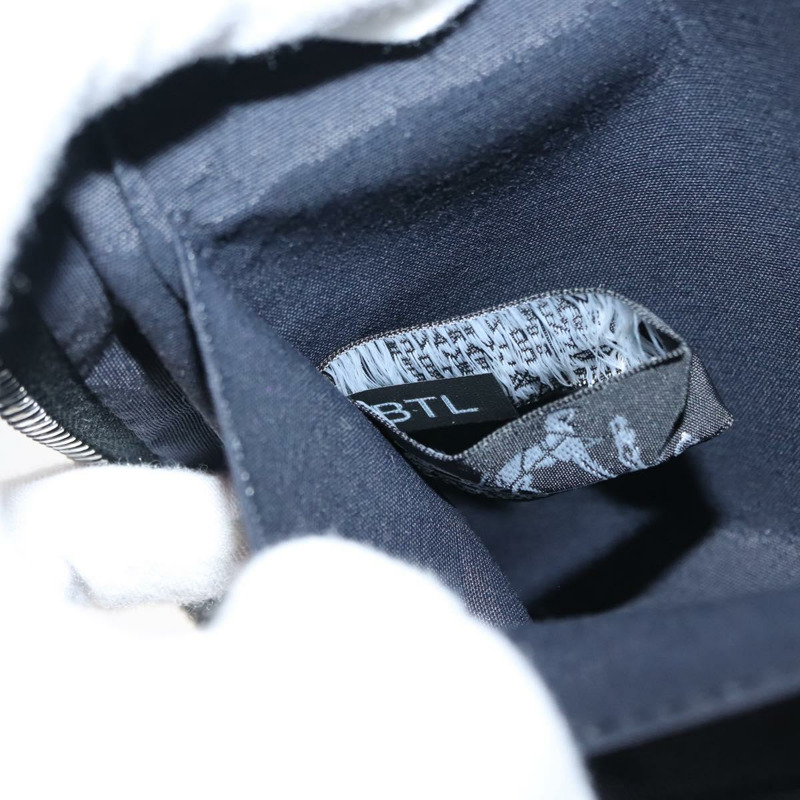 【日本直送】愛馬仕 Vanity Her Line 化妝包 帆布灰色 正品 147392-10