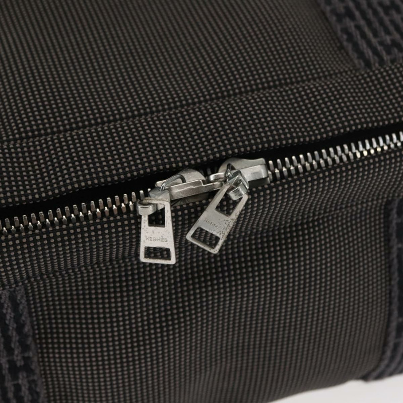 【日本直送】愛馬仕 Vanity Her Line 化妝包 帆布灰色 正品 147392-17