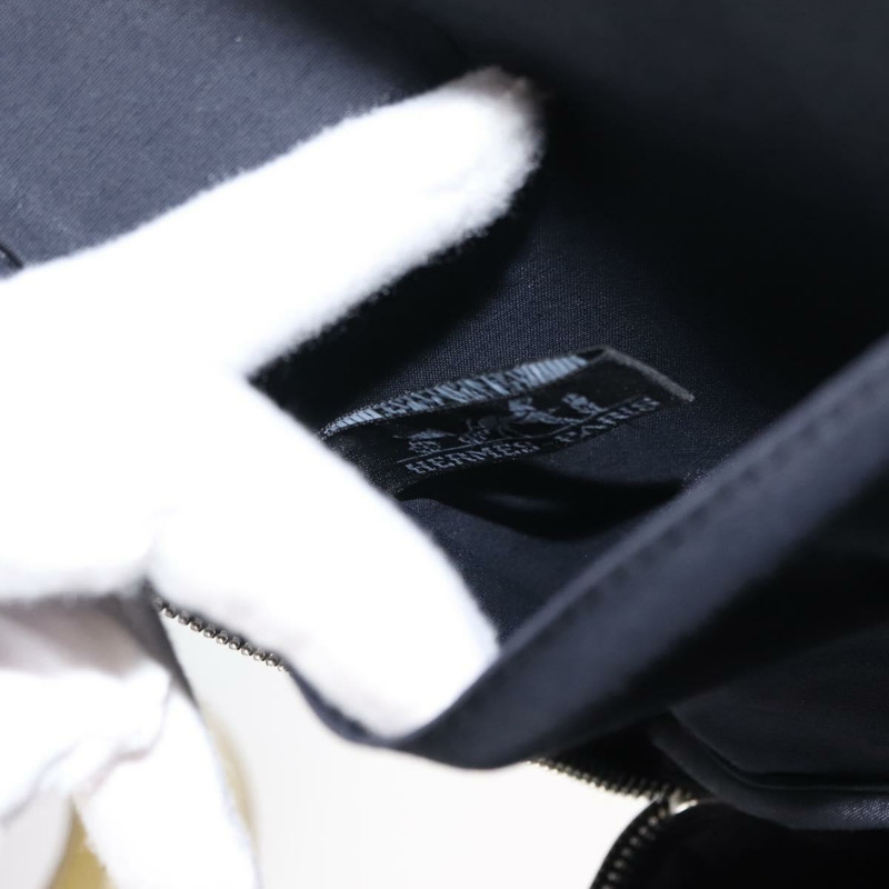 【日本直送】愛馬仕 Vanity Her Line 化妝包 帆布灰色 正品 147392-22