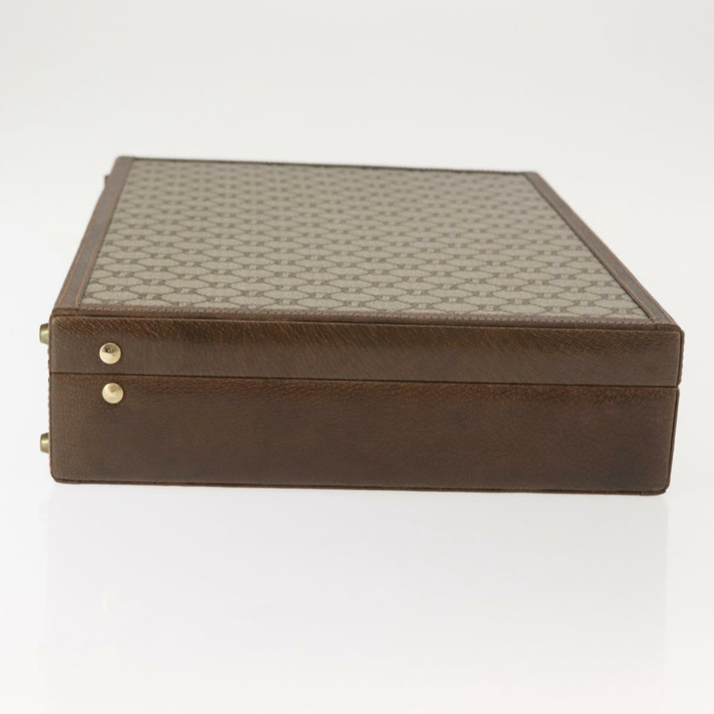 【日本直送】GUCCI GG Plus Supreme 公事包 PVC 米色 金色 正品 146488-3