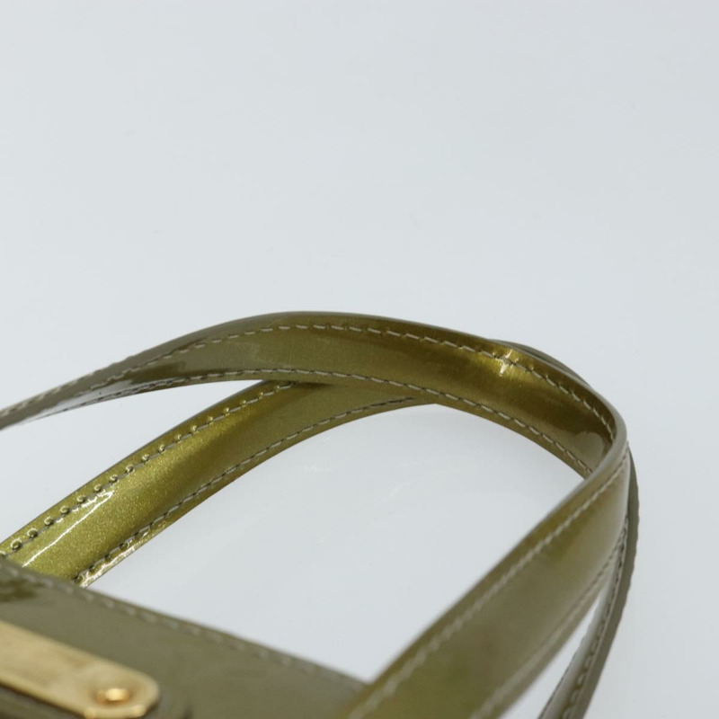 【日本直送】路易威登 Monogram Vernis Wilshire PM 手袋 Gris Art Deco M91627 Auth 146474-7