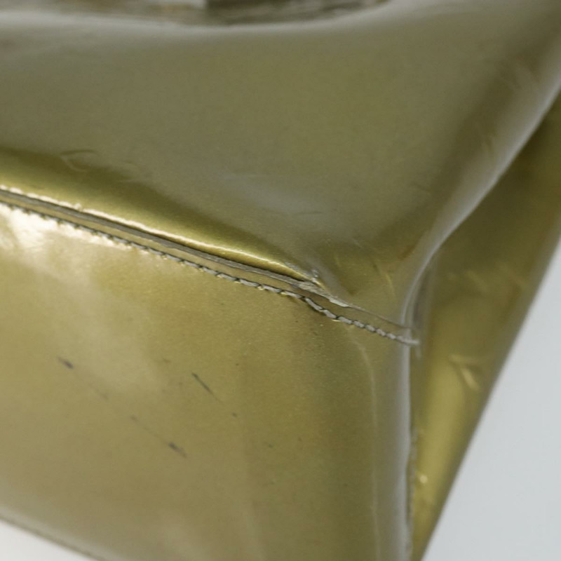 【日本直送】路易威登 Monogram Vernis Wilshire PM 手袋 Gris Art Deco M91627 Auth 146474-8