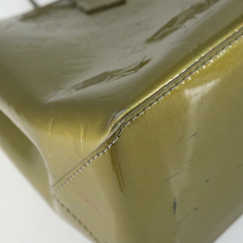 【日本直送】路易威登 Monogram Vernis Wilshire PM 手袋 Gris Art Deco M91627 Auth 146474-13