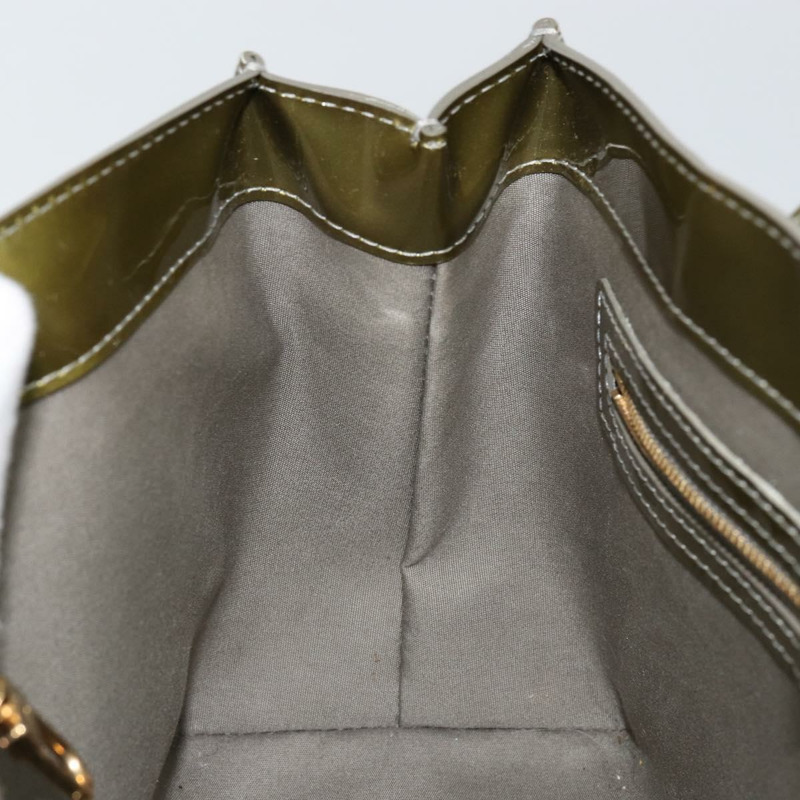 【日本直送】路易威登 Monogram Vernis Wilshire PM 手袋 Gris Art Deco M91627 Auth 146474-19