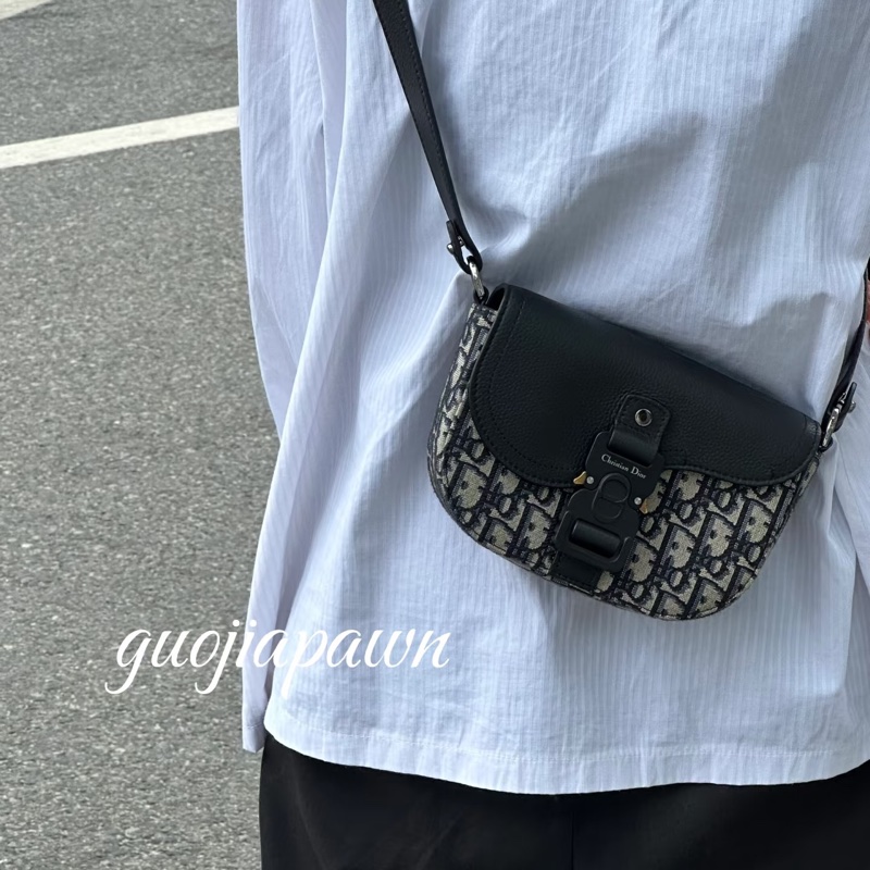 莉亞精品♡ Dior mini馬鞍包 二手美包-1