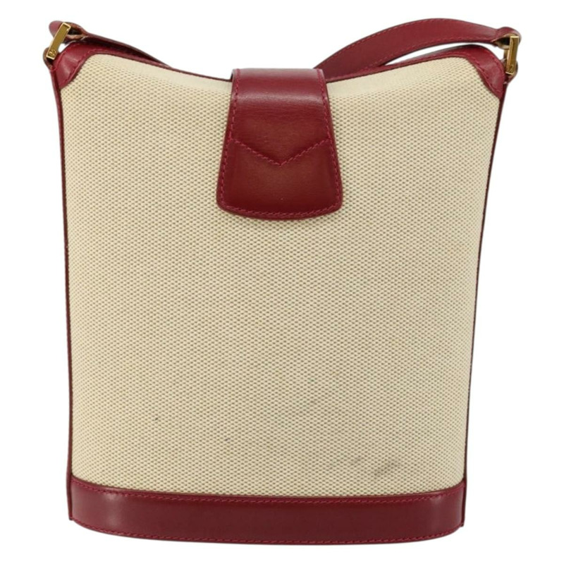 【日本直送】蒂芬妮 (TIFFANY&Co.) 帆布肩包 米色 金色 正品 146483-1