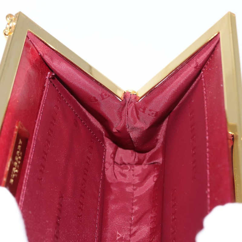 【日本直送】BURBERRY 鏈條手提包 皮革 波爾多金 正品 146495-13